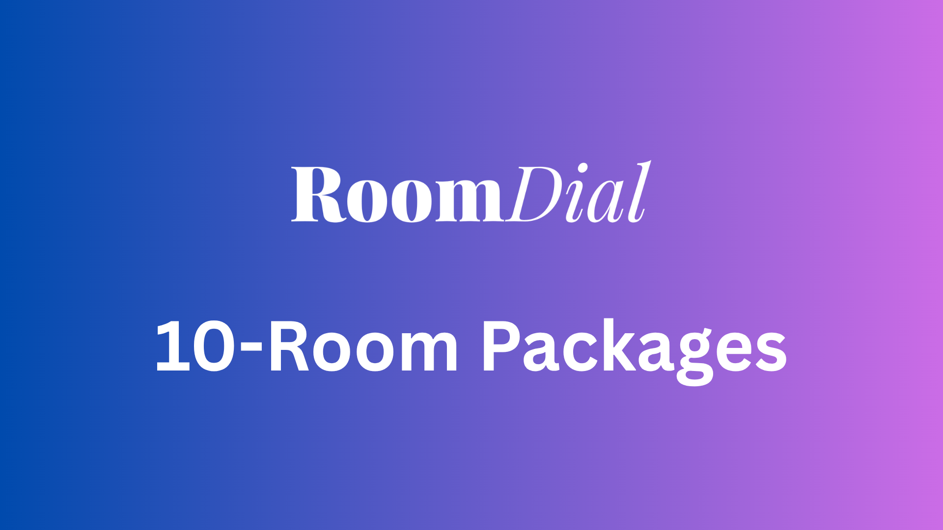10-Room Packages