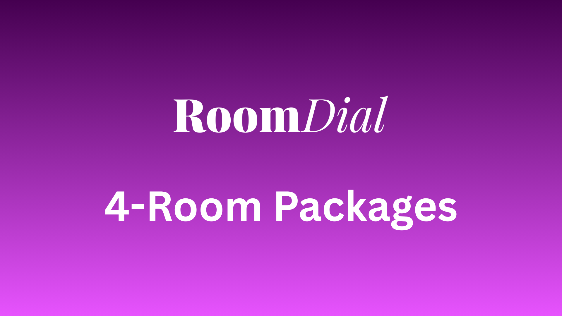 4-Room Packages