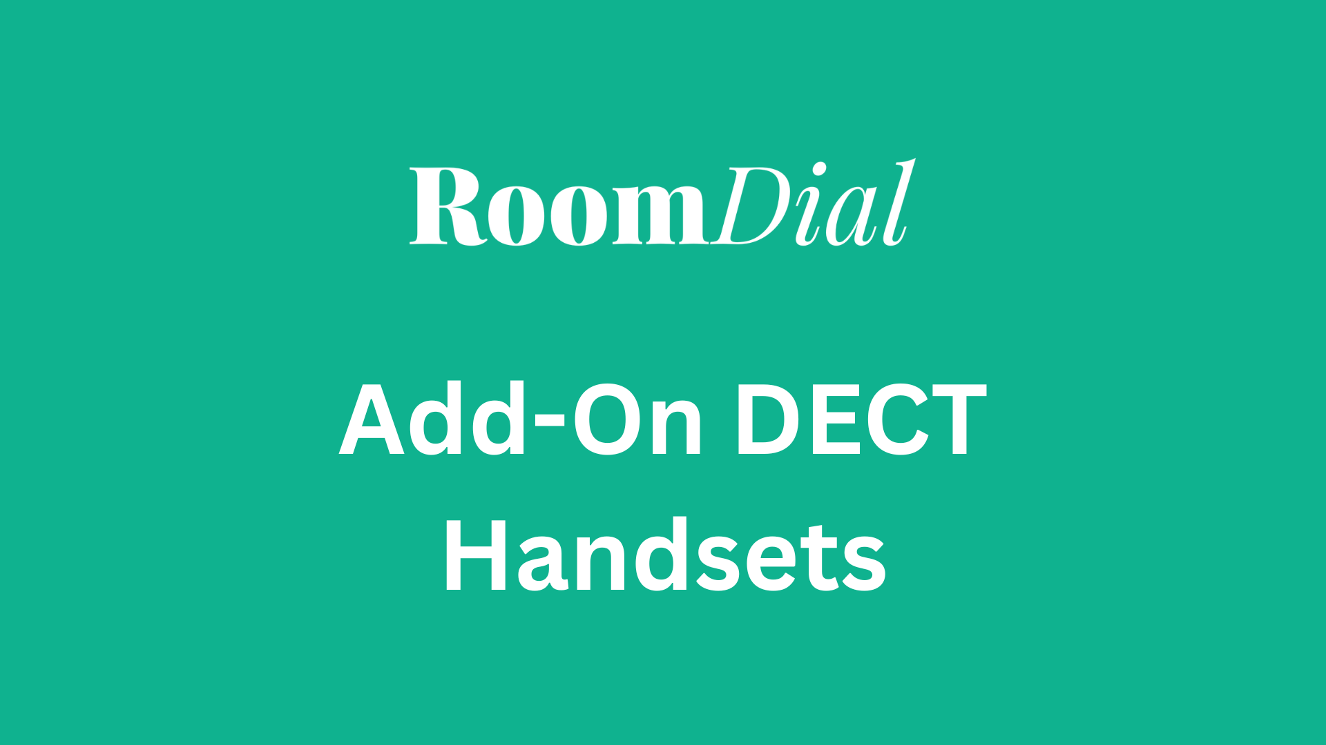 Add-On DECT Handsets